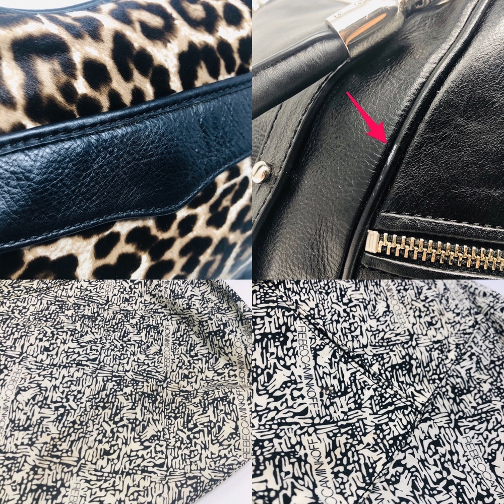 REBECCA MINKOFF SNOW LEOPARD CUPID SATCHEL - Picture 8 of 8